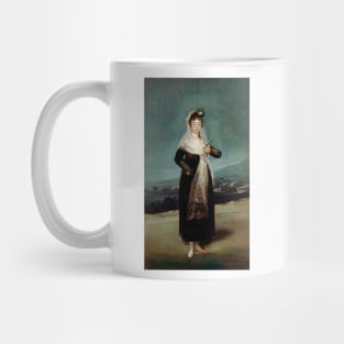 Portrait of the Marquesa de Santiago by Francisco Goya Mug